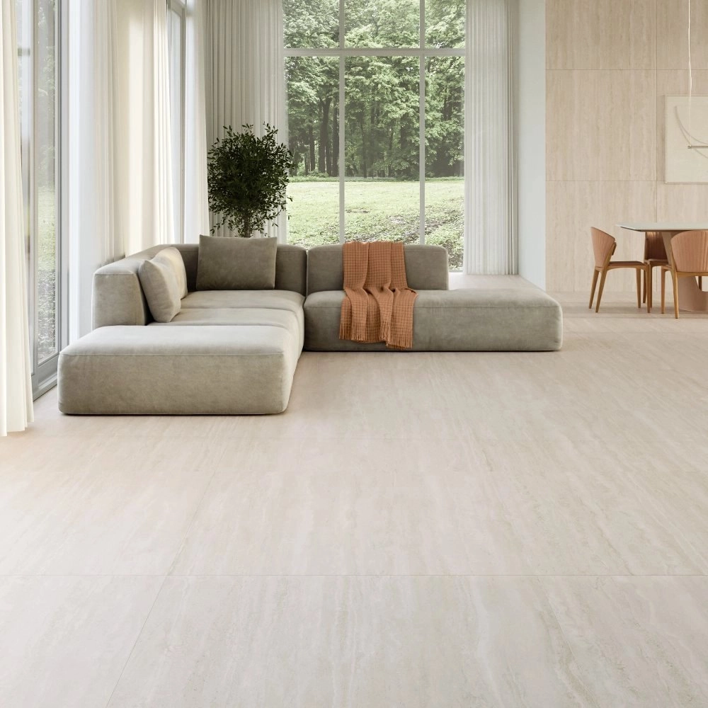 Biancogres Porcelanato Comercial 120x120 Travertino Tivoli Satin Retificado