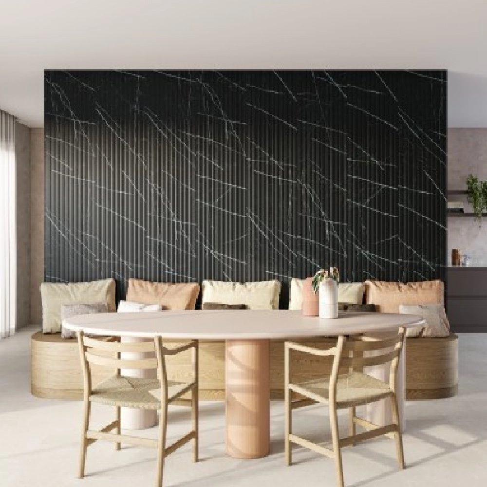 Biancogres Revestimento 45x90 Ripa Marmo Nero Retificado Biancogres Revestimento 45x90 Ripa Marmo Nero Retificado