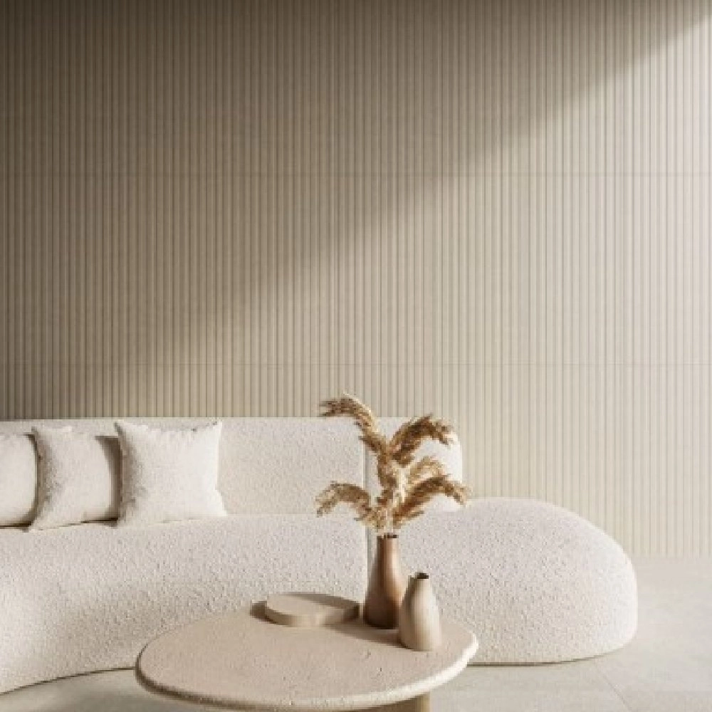 Biancogres Revestimento 45x90 Ripa Pietra Beige Acetinado Retificado 