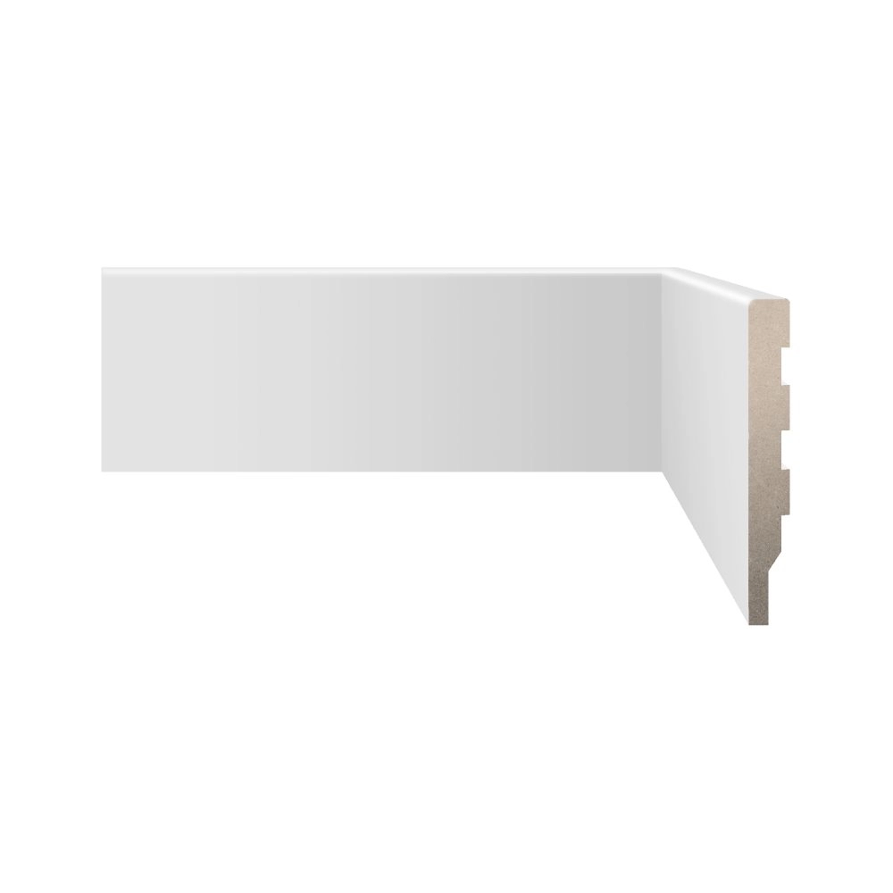 Biancogres Rodape 10x240cm Fit Liso Branco 