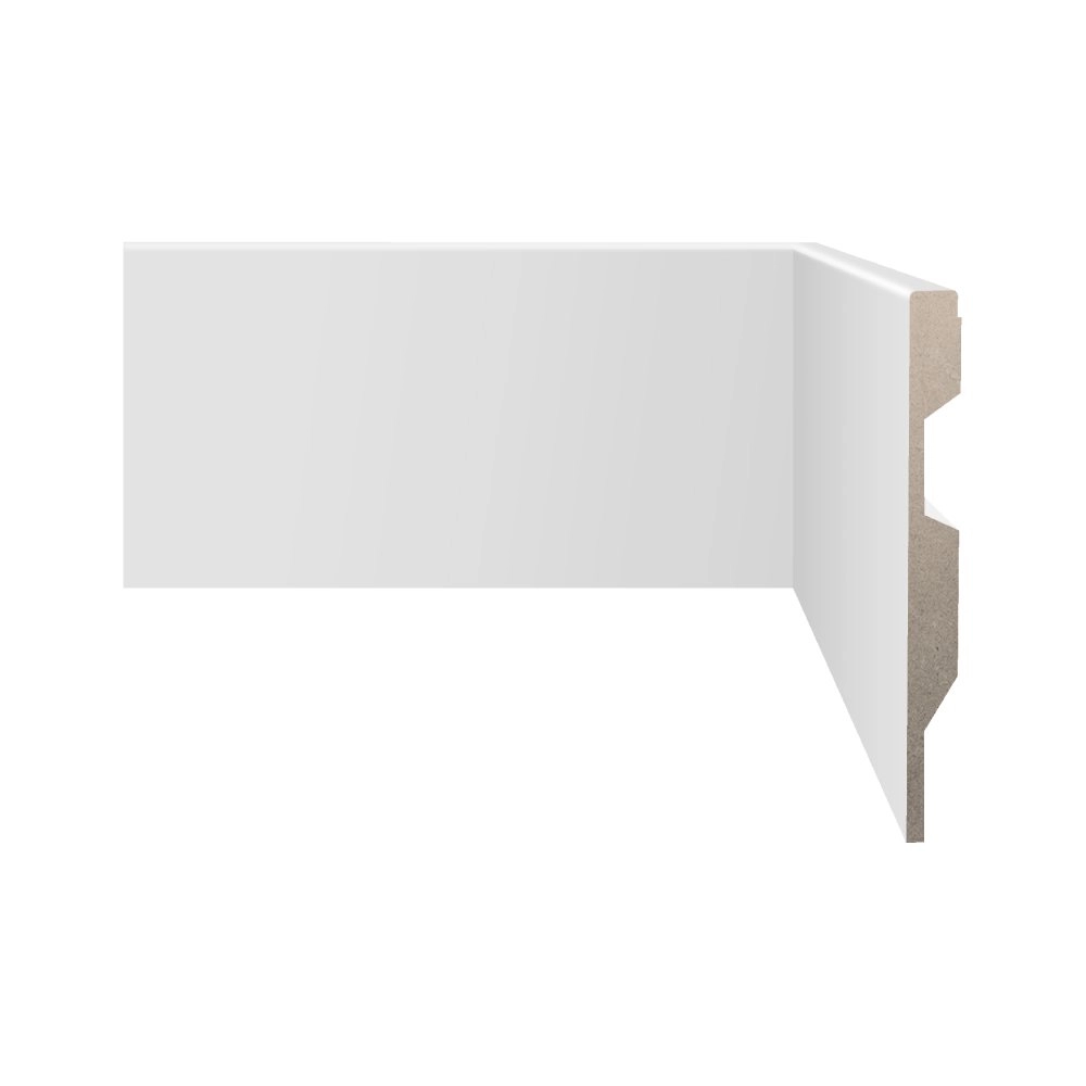 Biancogres Rodape 15x240cm Tech Branco Liso 