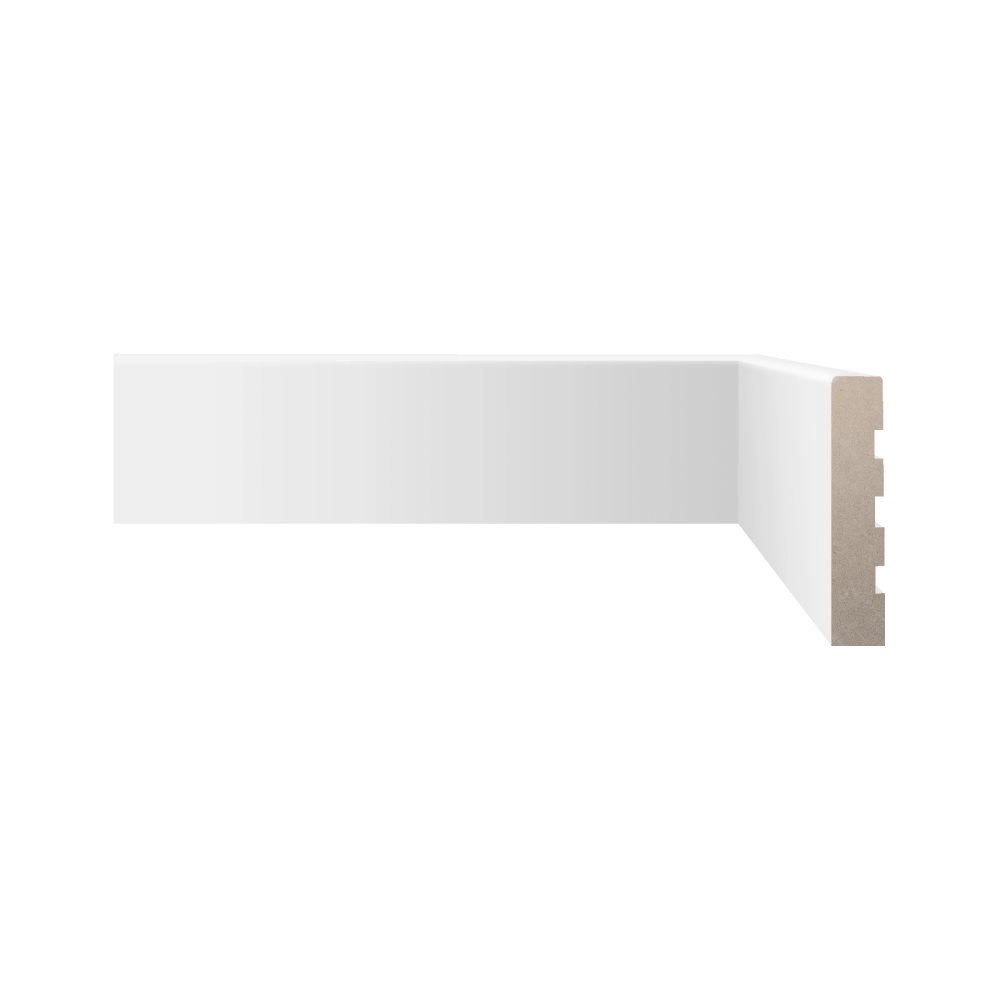 Biancogres Rodape 7x240cm Classico Branco Liso