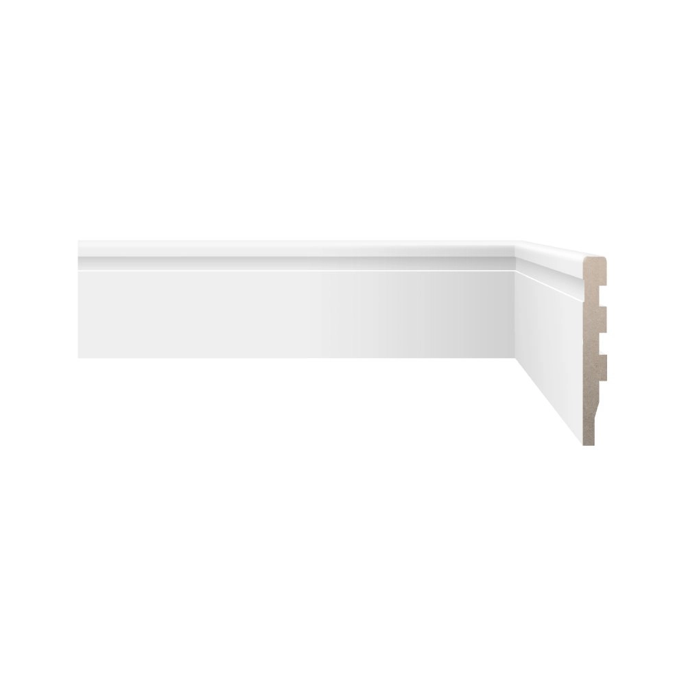 Biancogres Rodape 7x240cm Fit Frisado Branco