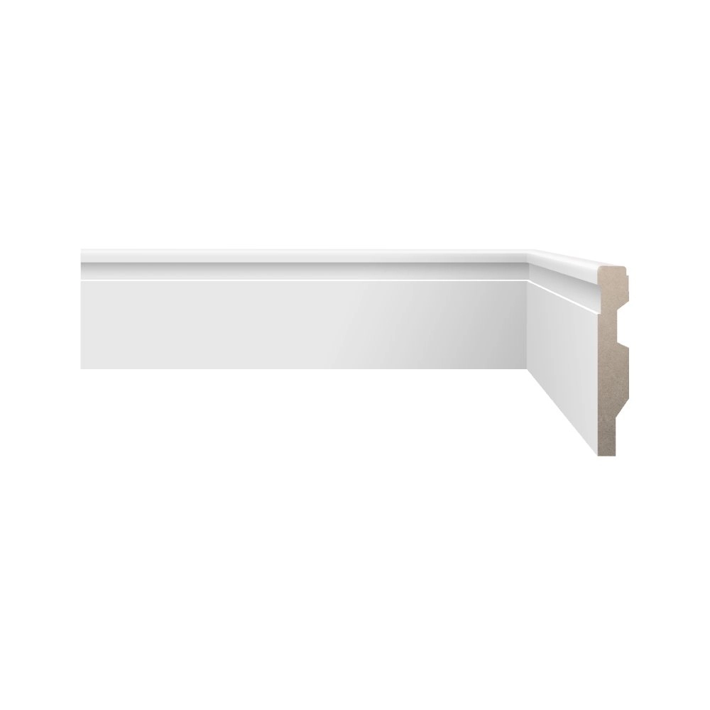 Biancogres Rodape 7x240cm Tech Branco Frisado 
