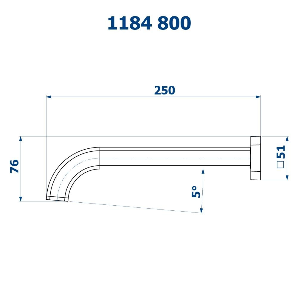 Bica de Parede Barbara Dundes Fani 1184 C800