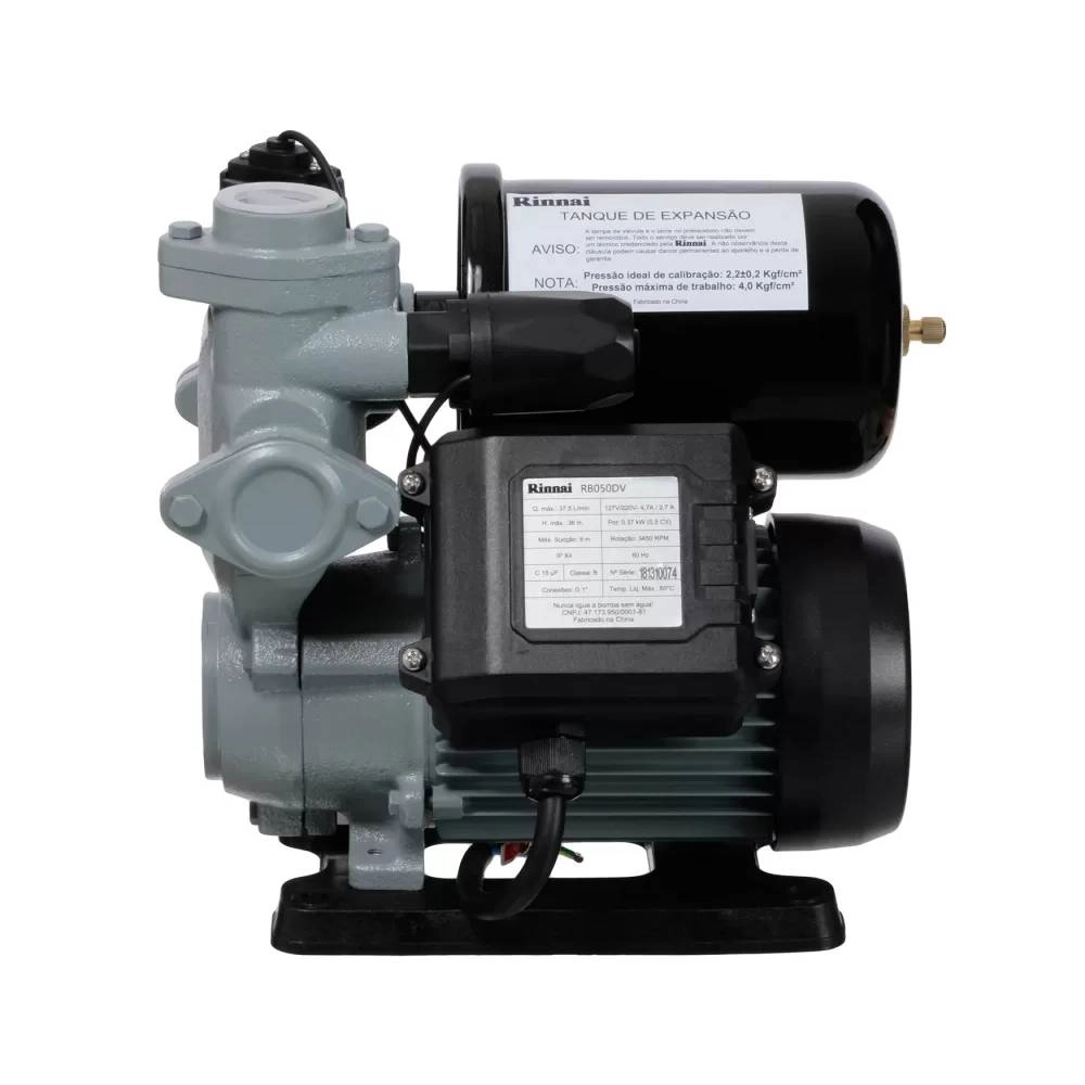 Bomba com vaso de expansão Rinnai 1/2 CV BIV FLUX-PRESS RB050DV7 Bomba com vaso de expansão Rinnai 1/2 CV BIV FLUX-PRESS RB050DV7