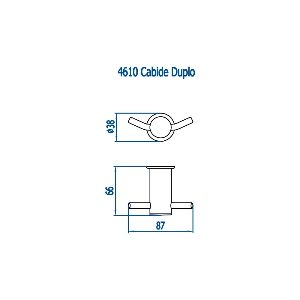 Cabide Duplo Fani 4610 C48