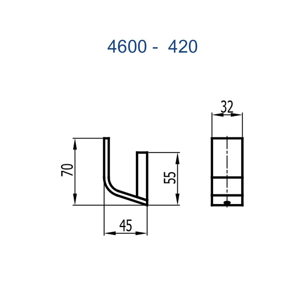 Cabide Essence Fani 4600 BK420