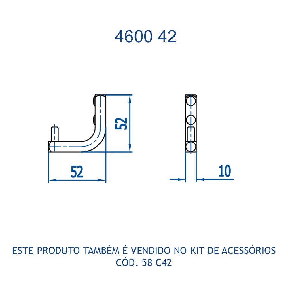 Cabide Íris Fani 4600 C42