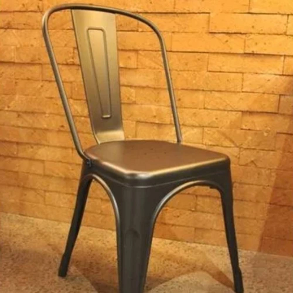 Cadeira Iron Rivatti Preta Fosca