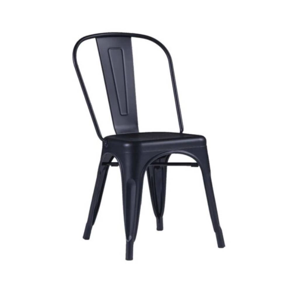 Cadeira Iron Rivatti Preta Fosca