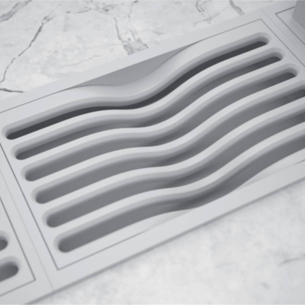 Canal Organizador Concept de Pratos Branco Arquitech Canal Organizador Concept de Pratos Branco Arquitech