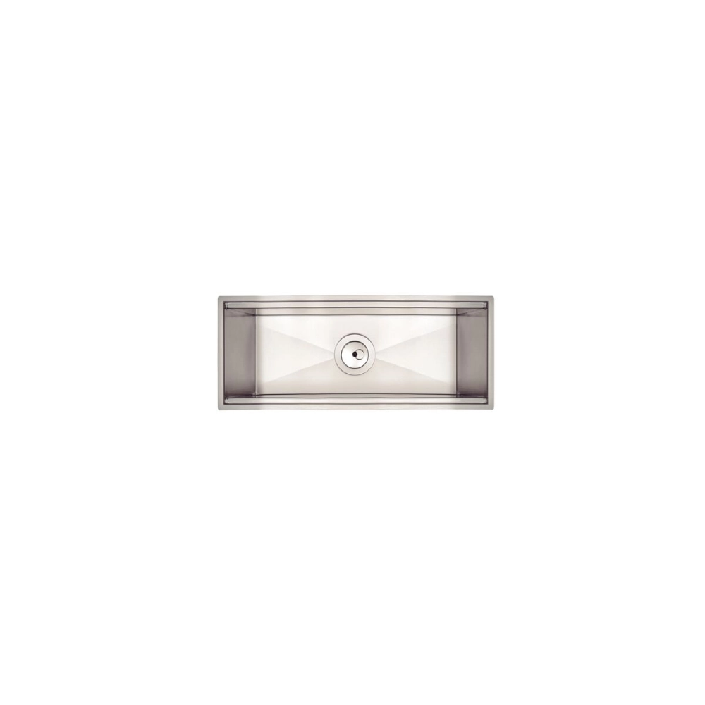 Canal Organizador em Aço Inox Tramontina para Sobrepor com Acabamento Acetinado 45x18 cm