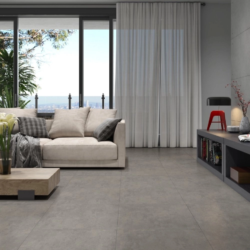 Cecafi Piso 61x61 Elemento Cinza Retificado