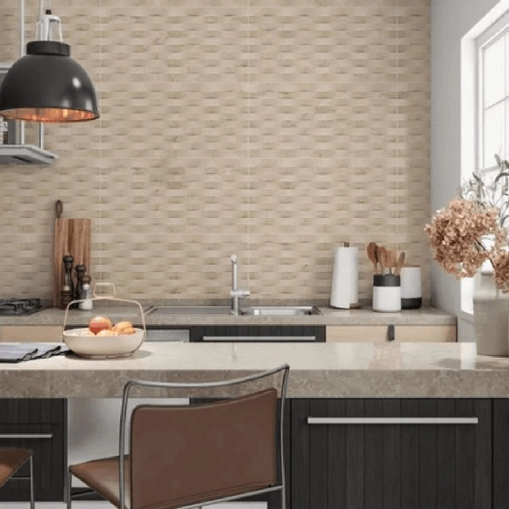 Cecafi Revestimento 38x75 Viseu Beige Plus