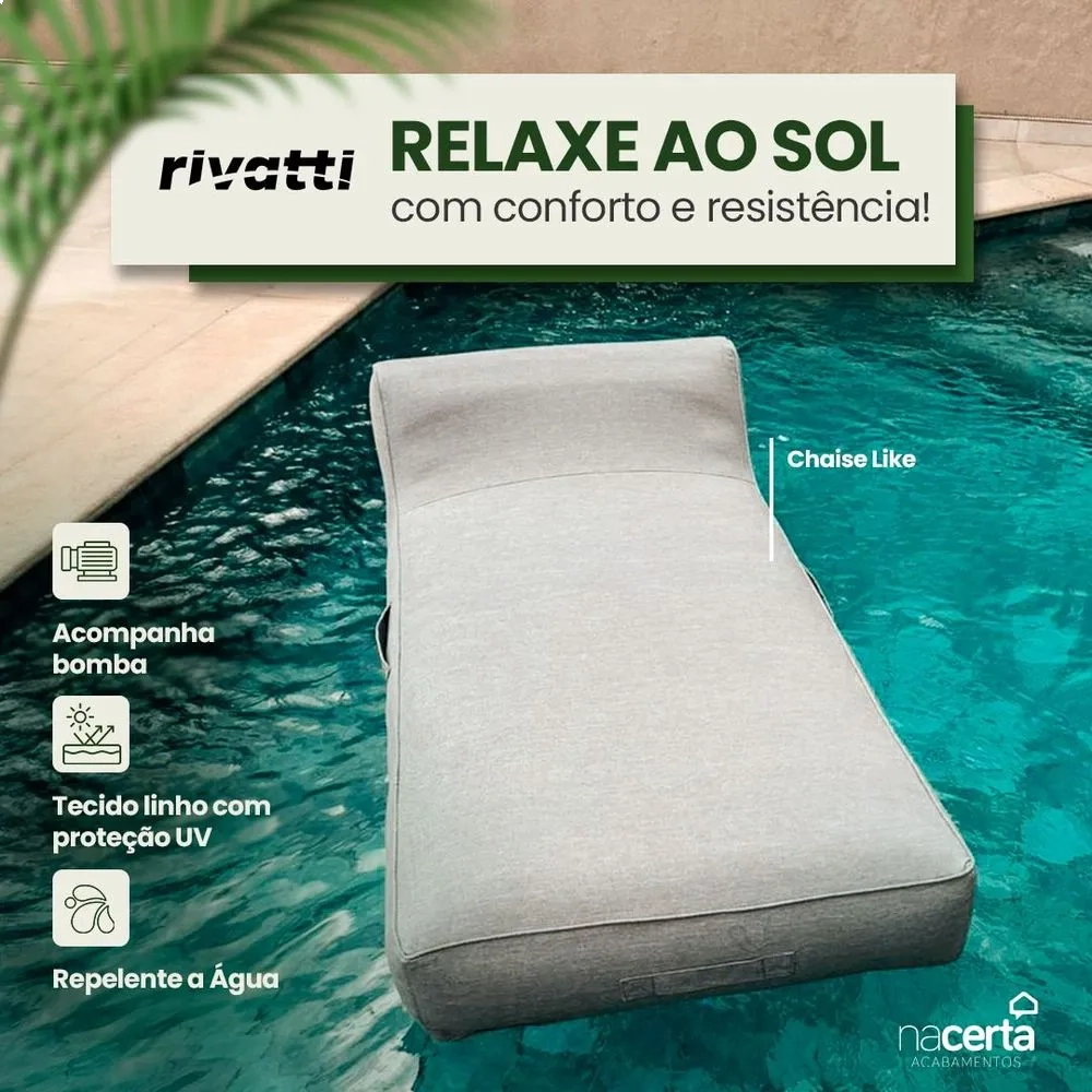 Chaise Like Cinza Rivatti