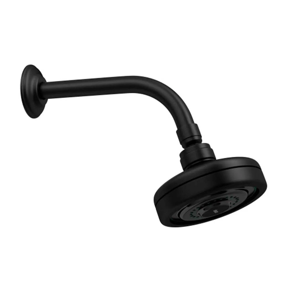 Chuveiro com Tubo de Parede Acqua Plus Standart Black Matte 1990.BL.STD.MT