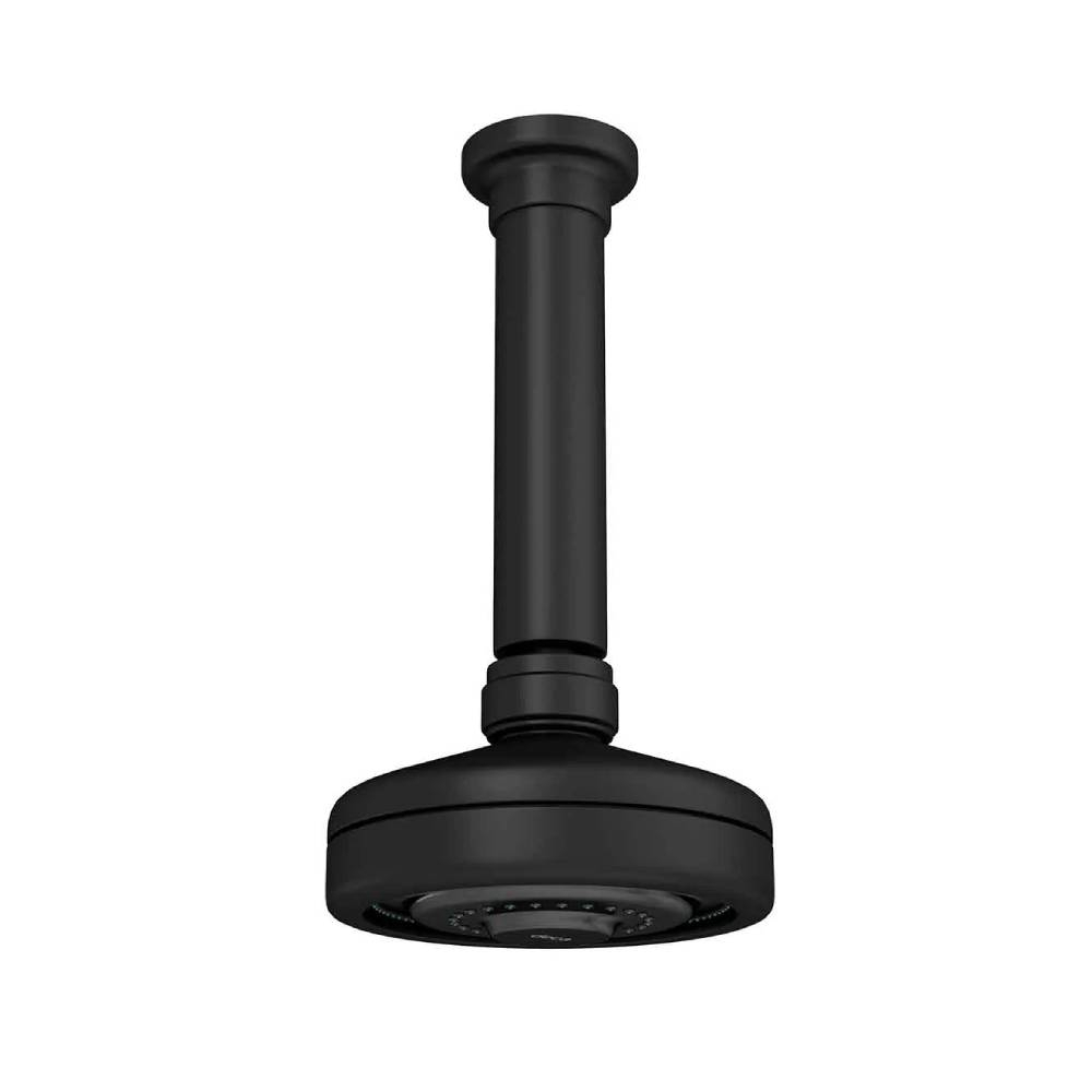 Chuveiro com Tubo de Teto Acqua Plus Deca Black Matte 1990.BL.TET.MT