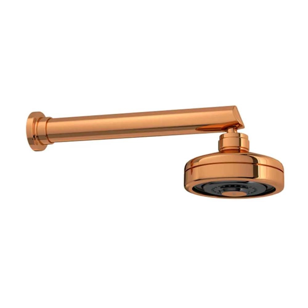 Chuveiro Deca Com Tubo Reto De Parede Acqua Plus Red Gold 1990.GL.CT.MT