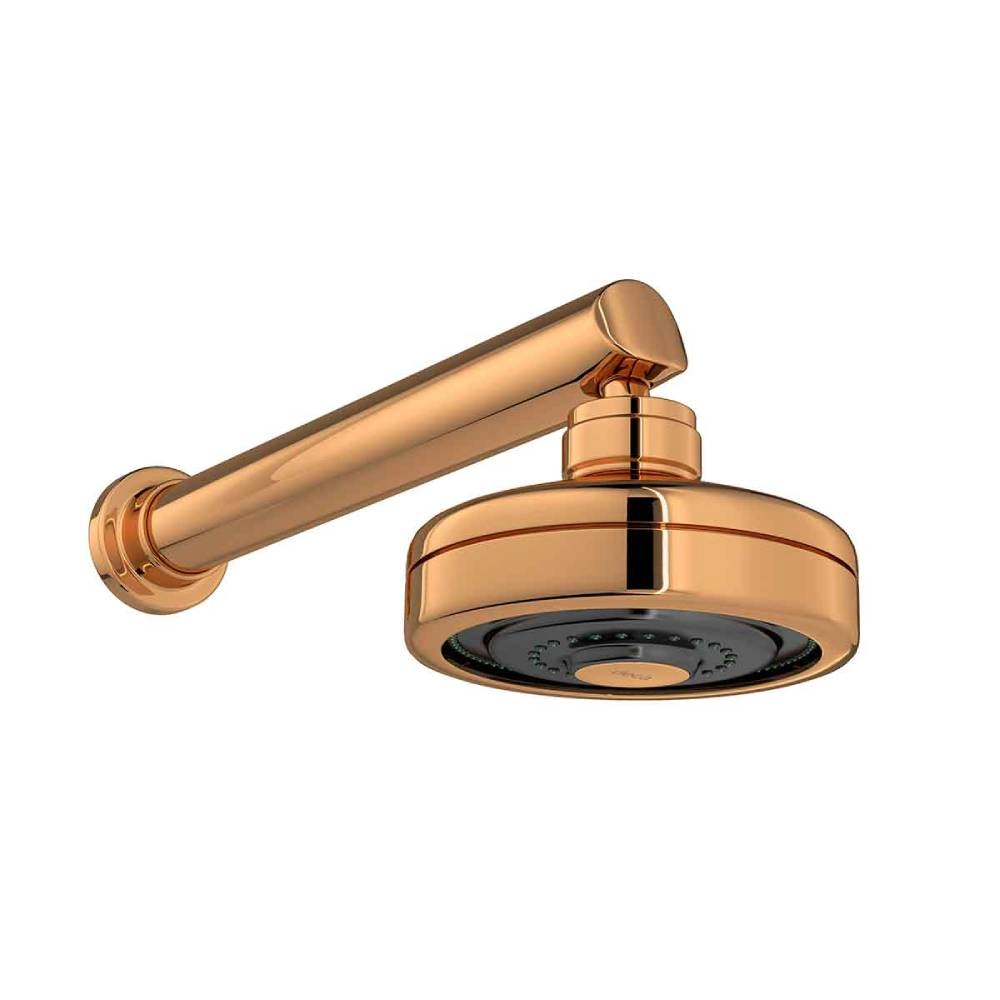 Chuveiro Deca Com Tubo Reto De Parede Acqua Plus Red Gold 1990.GL.CT.MT
