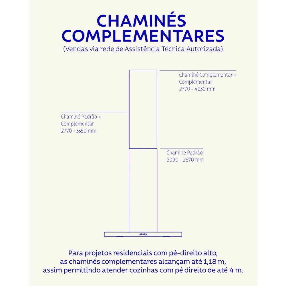 Coifa de Parede Tramontina New Dritta Wall 90 em Aço Inox 90 cm 220 V