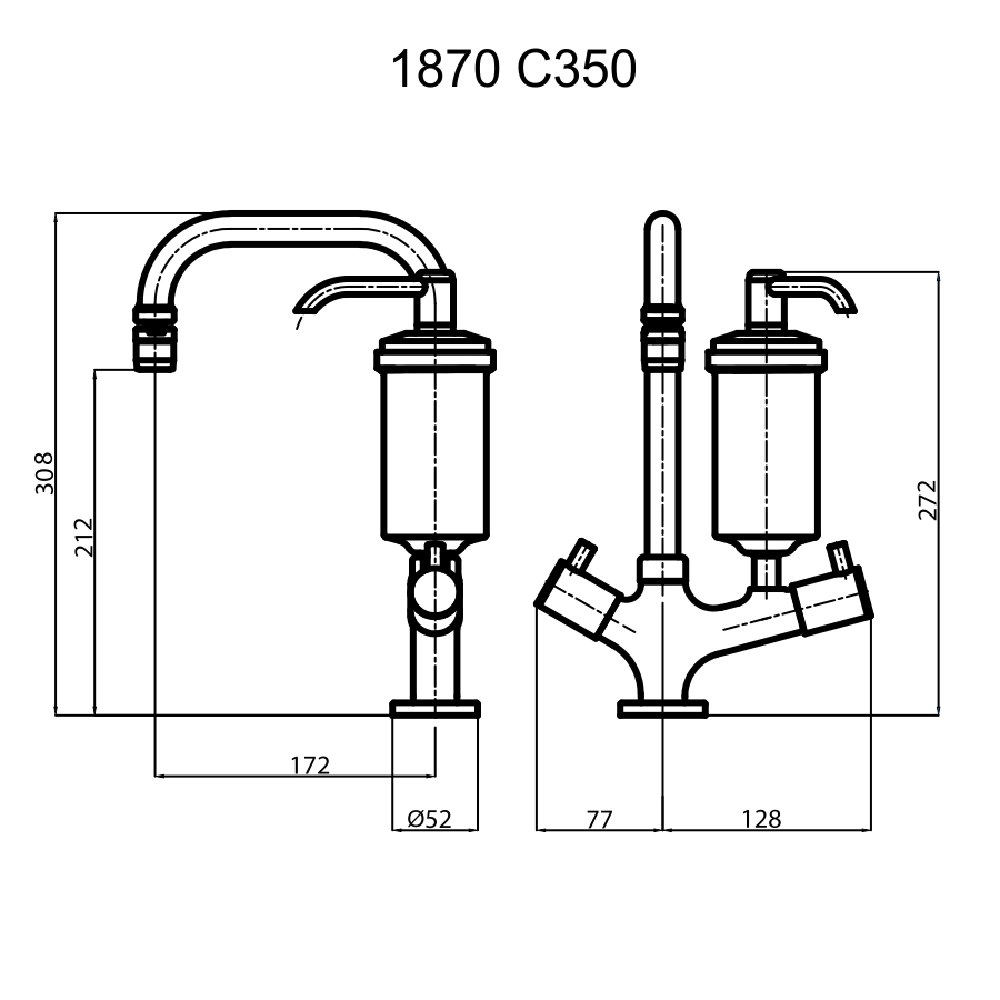 Conjunto Filtro de Mesa Metal Fani 1870 C350 Conjunto Filtro de Mesa Metal Fani 1870 C350