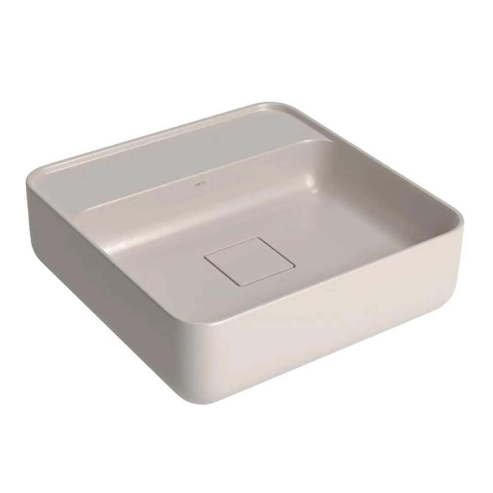 Cuba de Apoio Quadrada com Deck Deca 40x40cm Barbante Slim L.11040.M.26