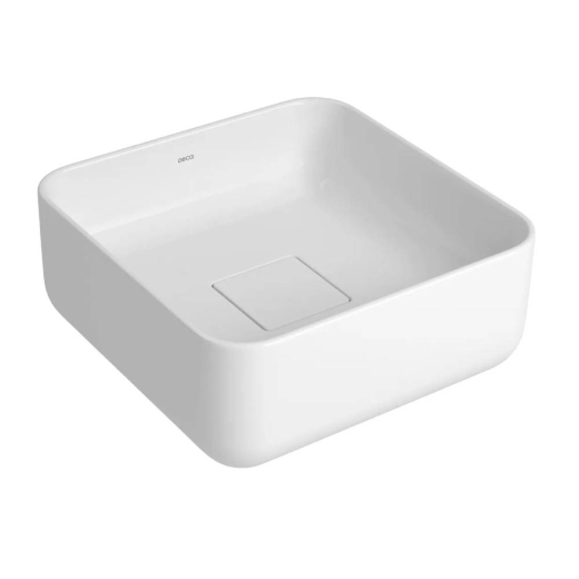 Cuba de Apoio Quadrada Deca 30x30cm Branco Slim  L.11030.17