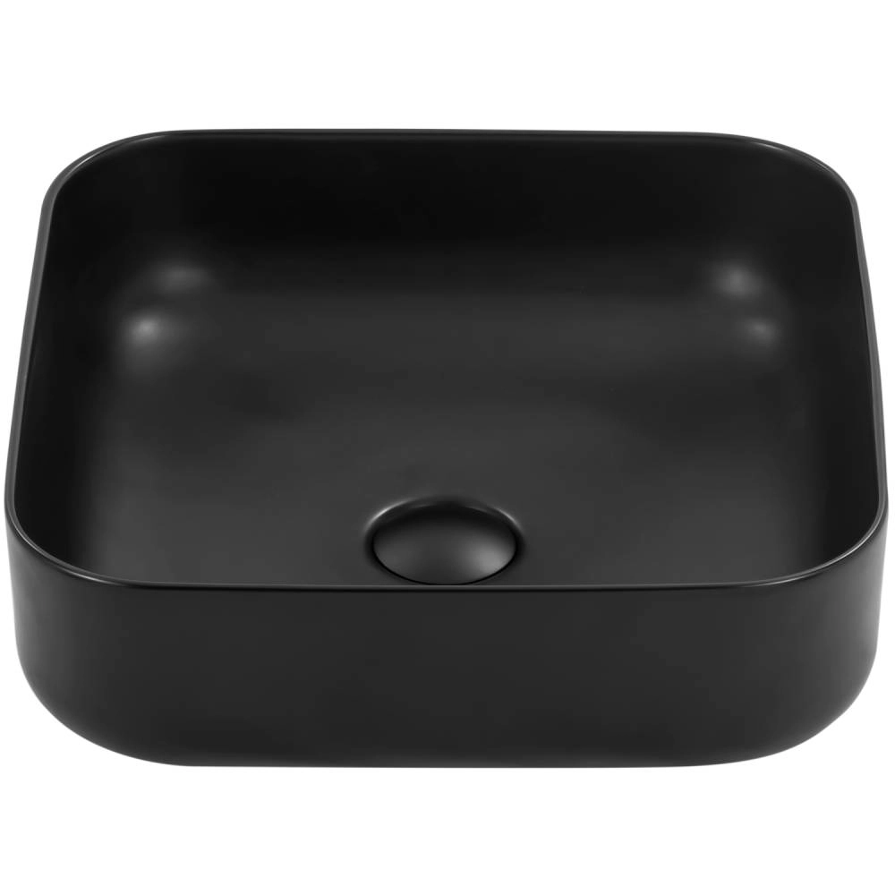 Cuba de Apoio Movel Quadrada MV31 38×38 Preto Fosco