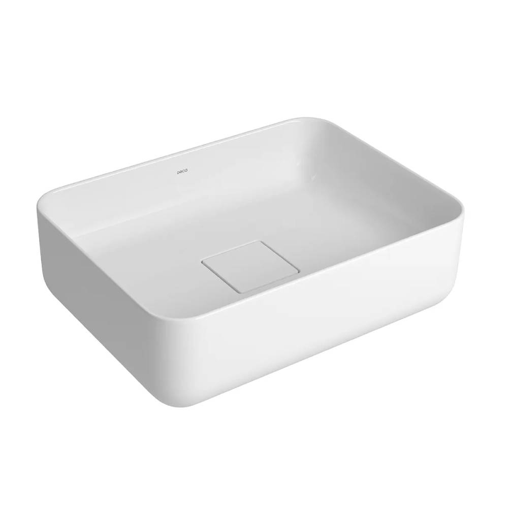 Cuba de Apoio Retangular Deca 30x40cm Branco Slim L.13040.17