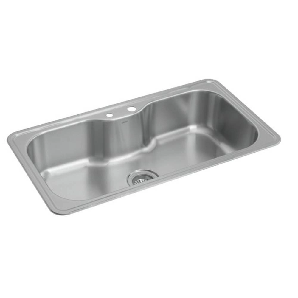 Cuba de Cozinha Retangular 80X40cm com Deck Inox Facile Deca CC.661.80.DKAC.INX
