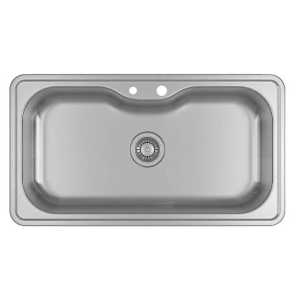 Cuba de Cozinha Retangular 80X40cm com Deck Inox Facile Deca CC.661.80.DKAC.INX
