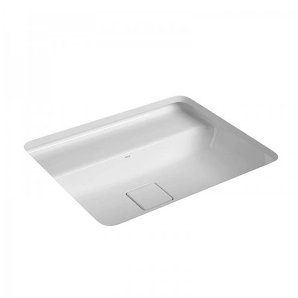 Cuba de Embutir Retangular com Mesa de 50cm L.33050.M.17 Branco Deca 