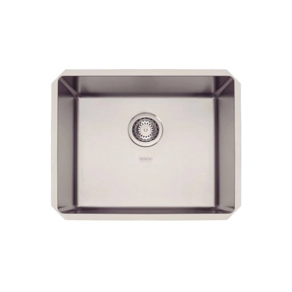 Cuba de embutir Tramontina Design Collection Quadrum Undermount em Aço Inox com Acabamento Acetinado 50 U 50X40 cm