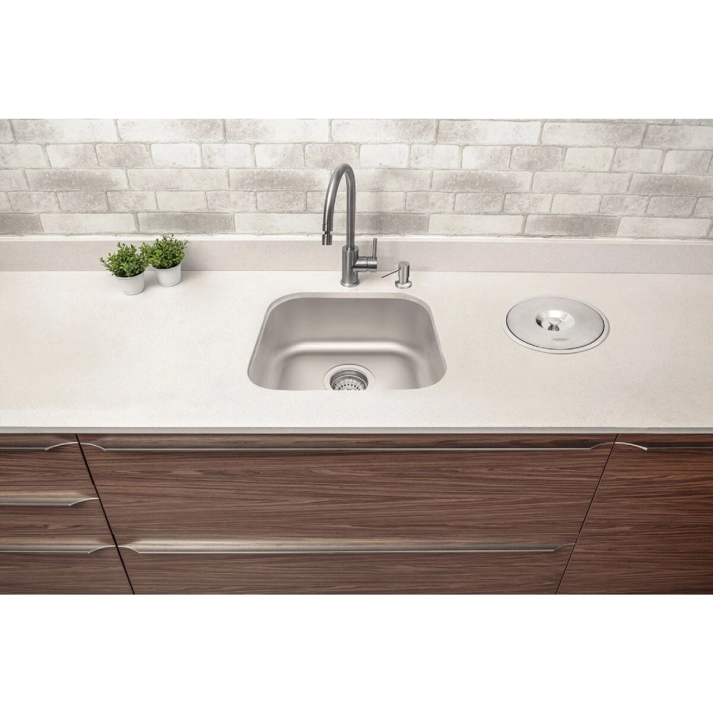 Cuba de embutir Tramontina Lavínia 40 BL em Aço Inox Escovado 40x34 cm