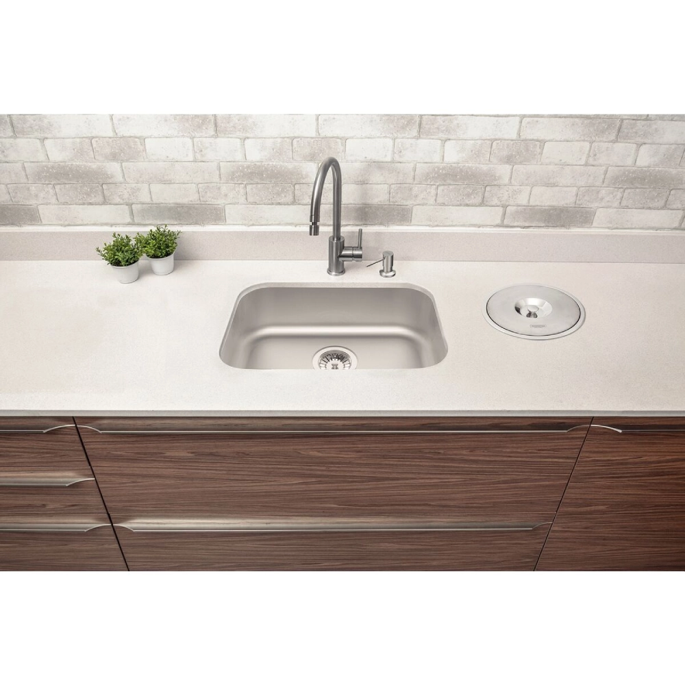 Cuba de embutir Tramontina Lavínia 48 BL em Aço Inox Escovado 48x34 cm