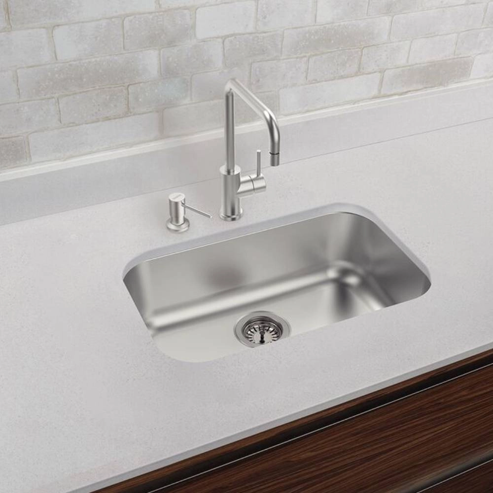 Cuba de embutir Tramontina Lavínia 56 BL em Aço Inox Escovado 56x34 cm