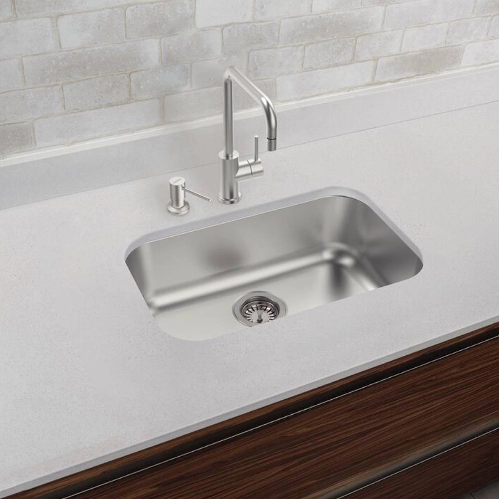 Cuba de embutir Tramontina Lavínia 56 BL em aço inox escovado 56x34 cm 94024/107