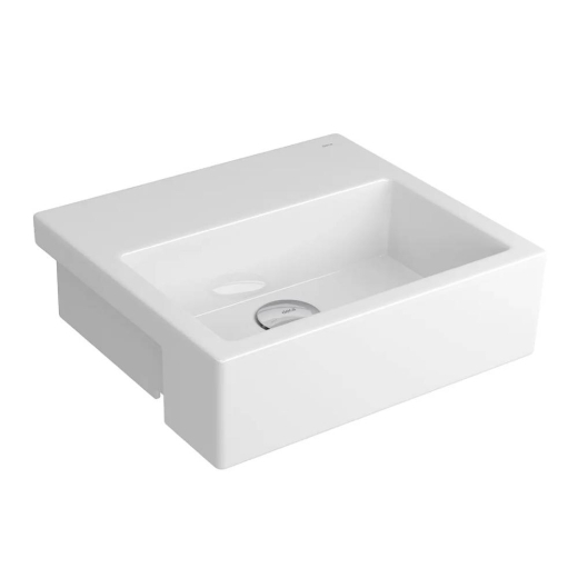 Cuba de Semi Encaixe Retangular Deca 33x36,5cm Branco Linha L733 