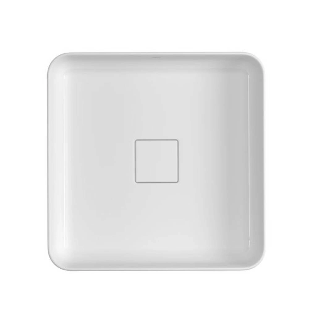 Cuba Deca Quadrada de Apoio 40cm Branco Slim L.11040.17