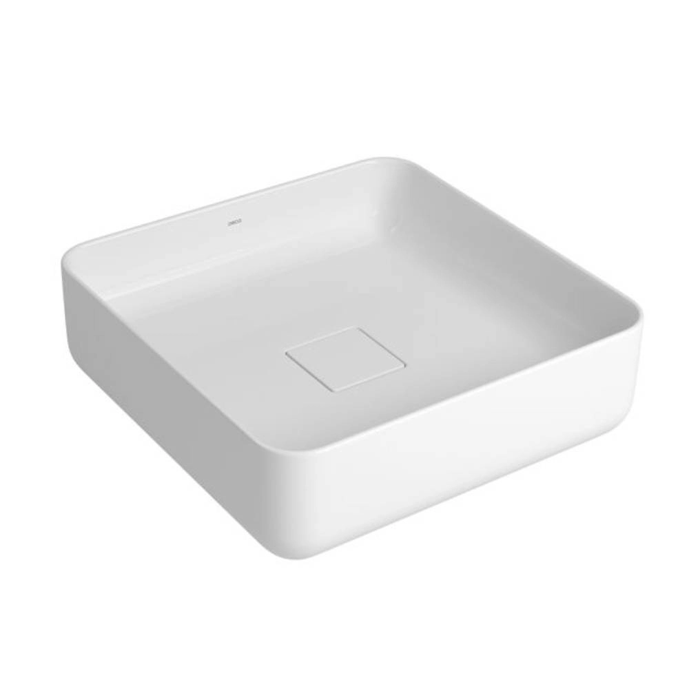 Cuba Deca Quadrada de Apoio 40cm Branco Slim L.11040.17