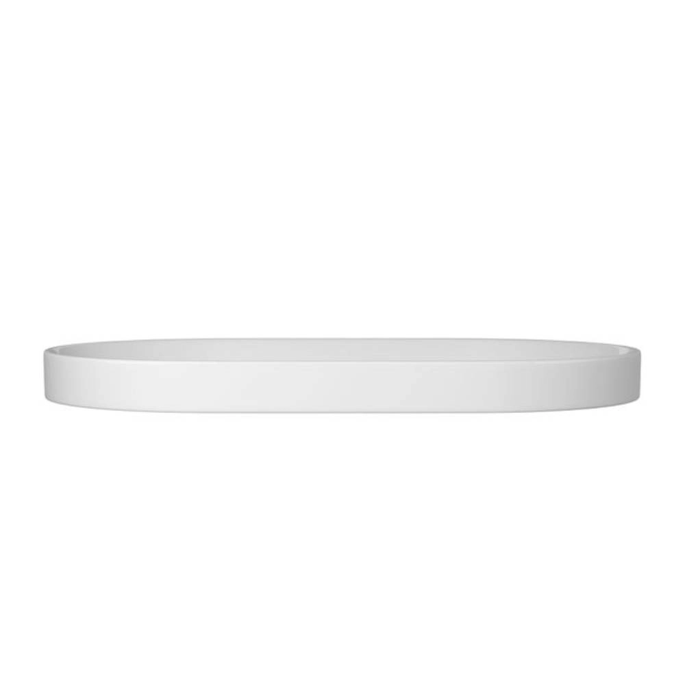 Cuba Oval de Sobrepor 50cm Branco Slim  L.24050.17