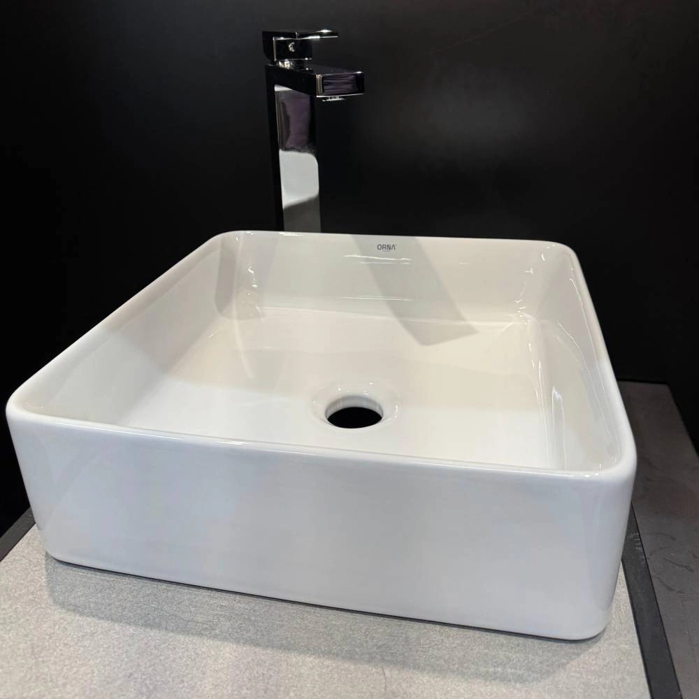 Cuba Quadrada Orna Arpoador 38x38x13 Branco 