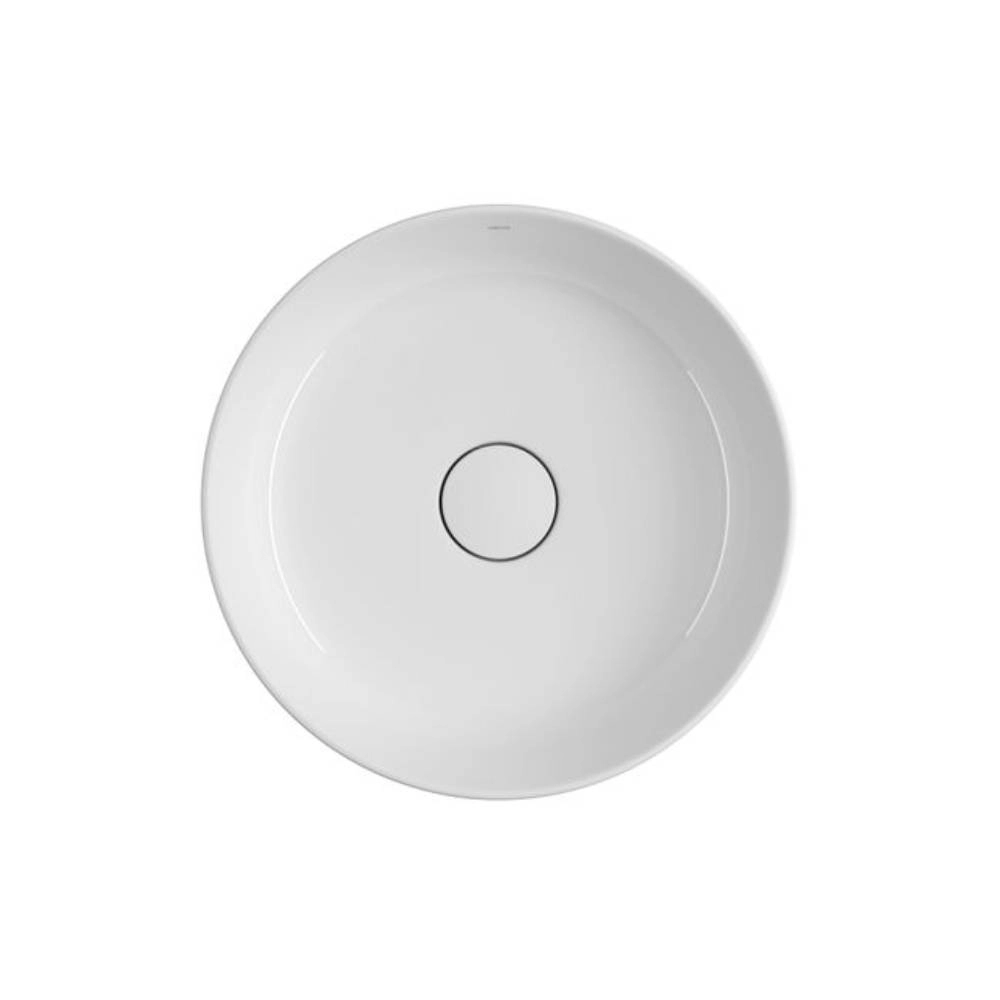 Cuba Redonda de Sobrepor 40cm Branco Slim L22040.17 