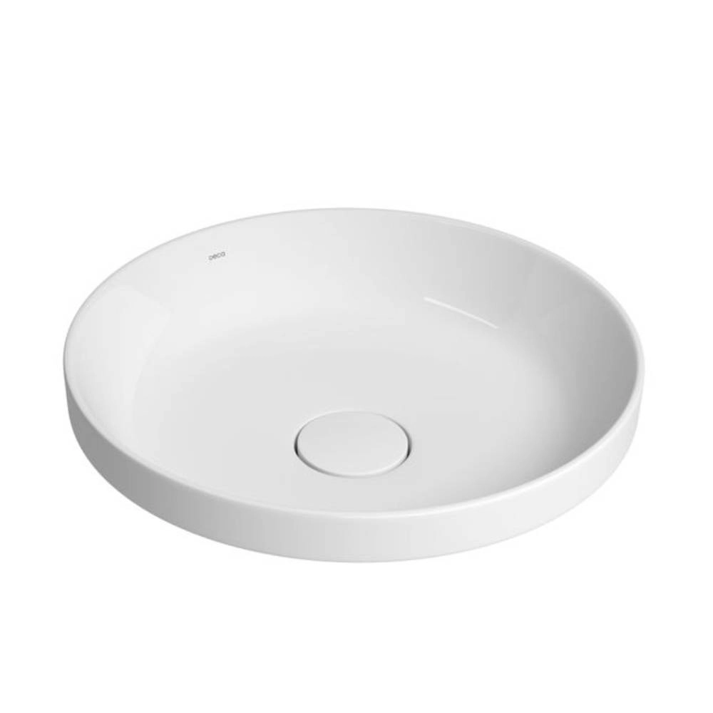 Cuba Redonda de Sobrepor 40cm Branco Slim L22040.17 