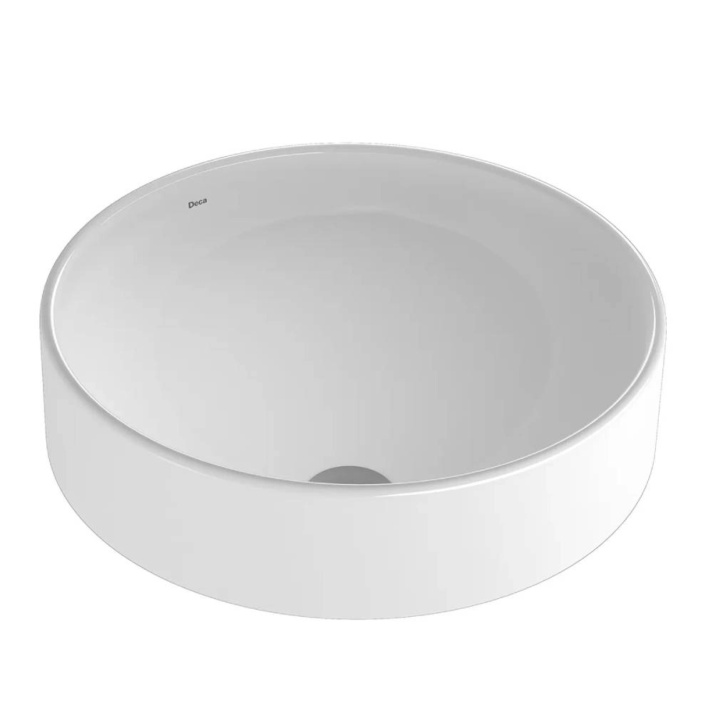Cuba Reonda de Sobrepor 40cm Gelo Linha Deca L.1050.17
