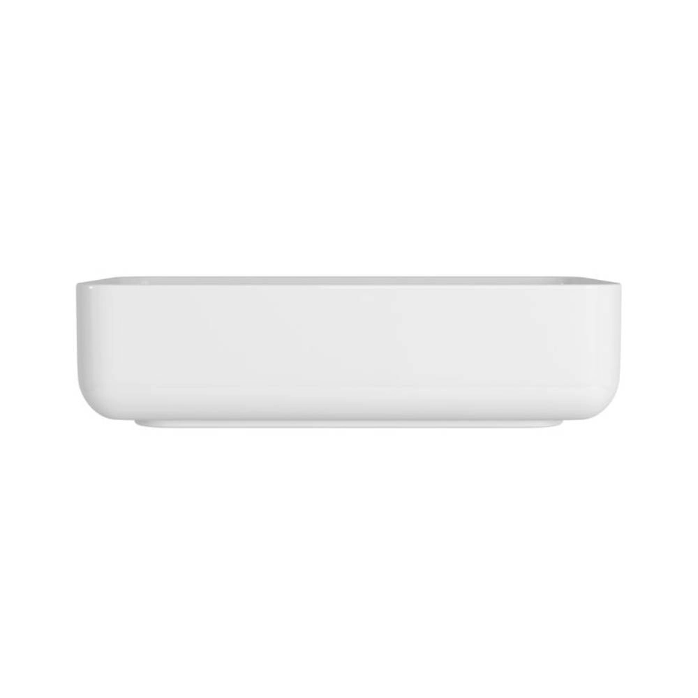 Cuba Retangular de Apoio 50cm Branco Slim Deca L13050.17