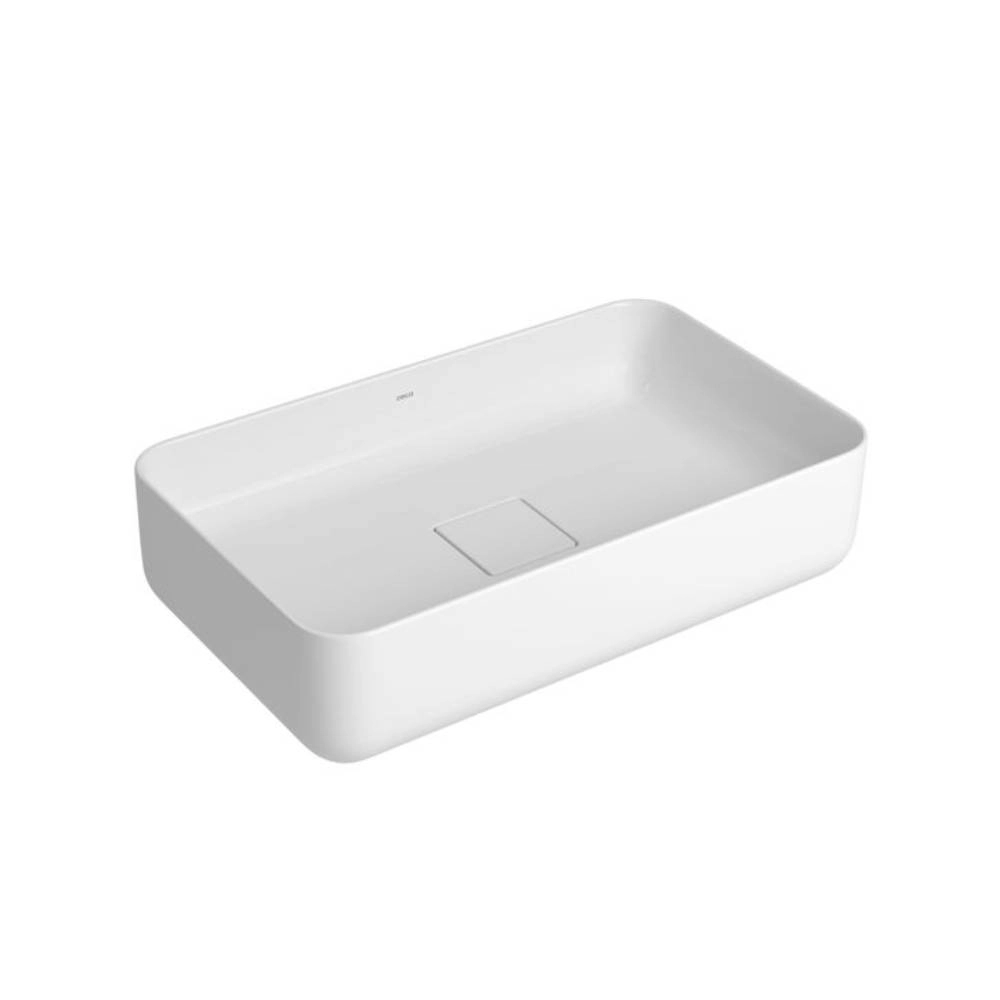 Cuba Retangular de Apoio 50cm Branco Slim Deca L13050.17