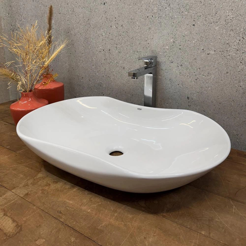 Cuba Retangular Orna Trancoso 65x40x12 Branco