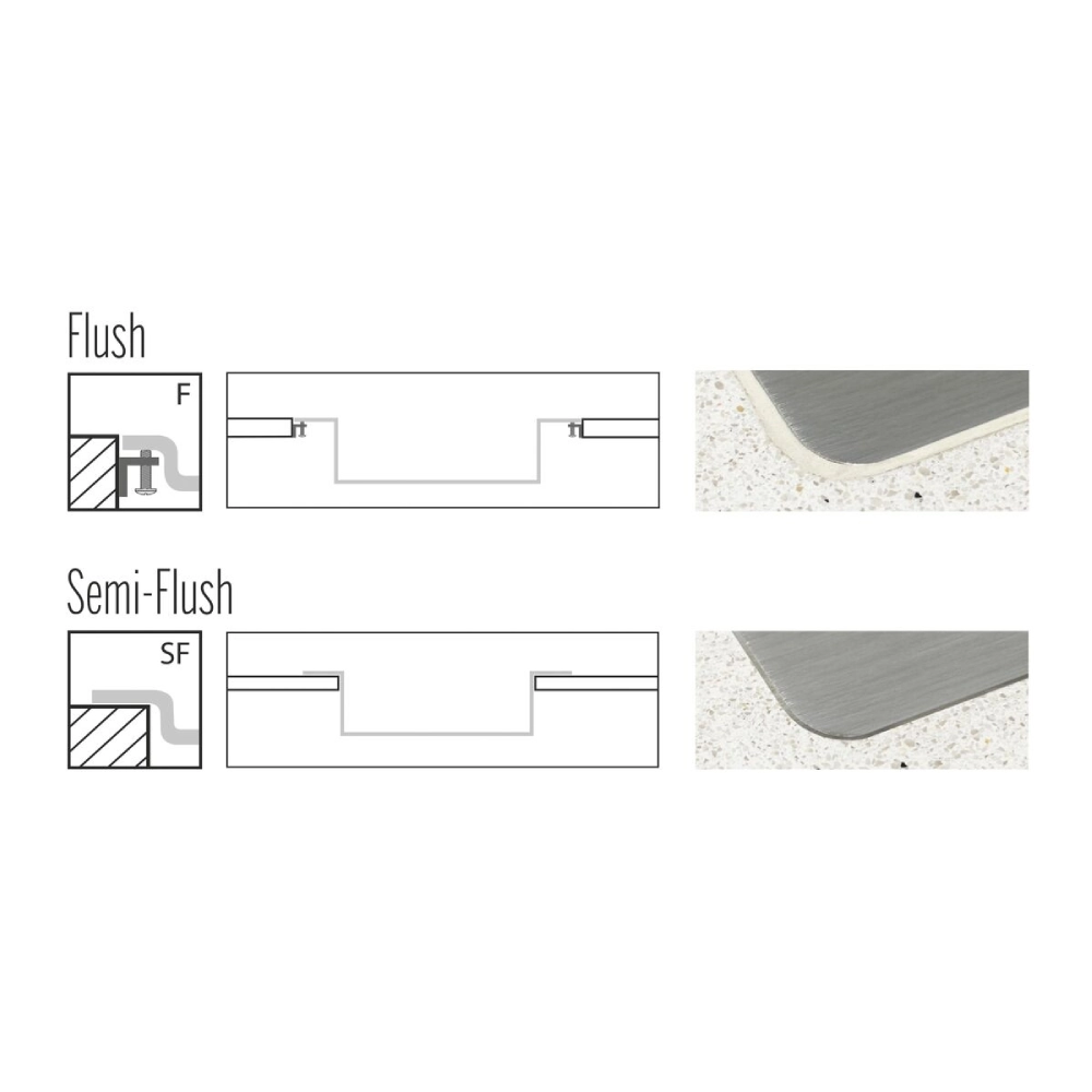 Cuba Tramontina Design Collection Quadrum 50 em Aço Inox com Acabamento Acetinado